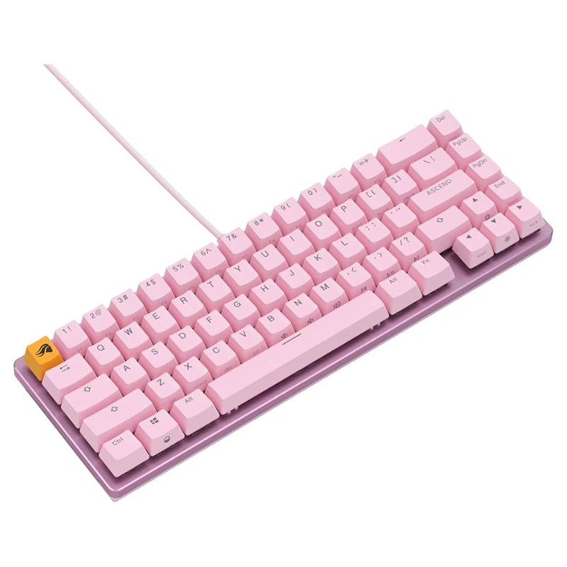 Glorious GMMK2 65% Pre-Built ANSI USA Wired RGB Mechanical Gaming Keyboard - Pink
