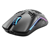 Gaming mouse with RGB lighting on a white background