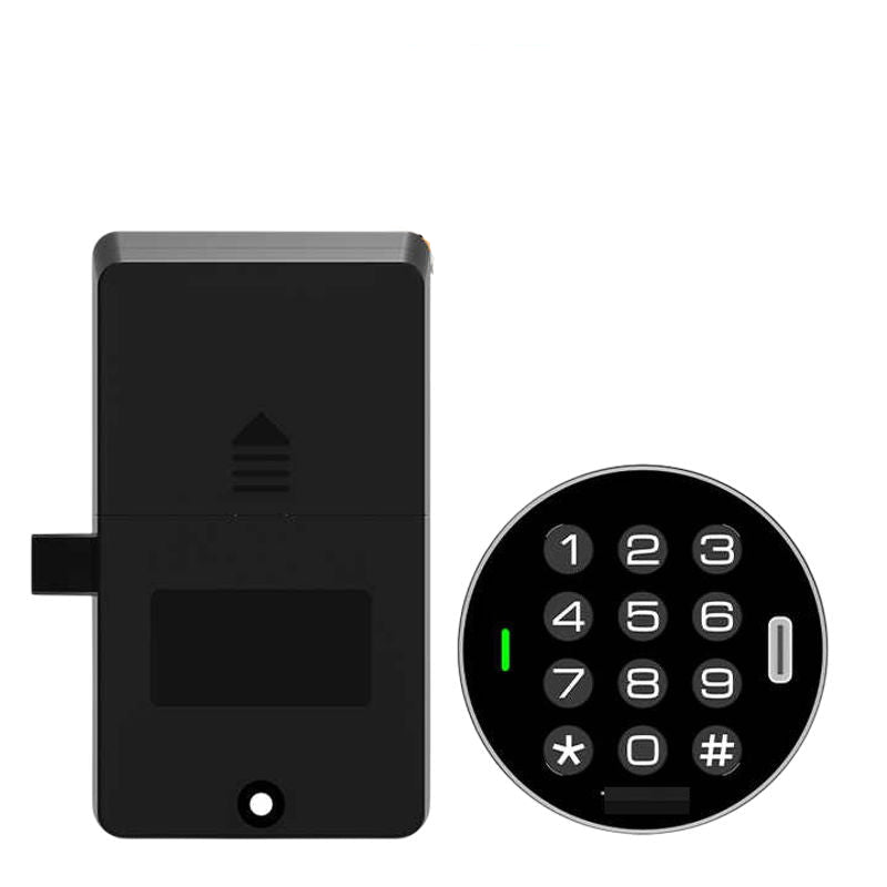 Gopeta E60CT, Smart Locker and Cabinet Lock with Touchscreen, Card & Passcode Access