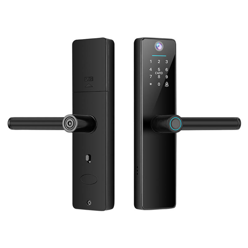 Gopeta FY16, TUYA Wi-Fi Smart Lock with Camera for Wooden Doors, Fingerprint, RFID & App Control