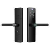 Gopeta FY16, TUYA Wi-Fi Smart Lock with Camera for Wooden Doors, Fingerprint, RFID & App Control