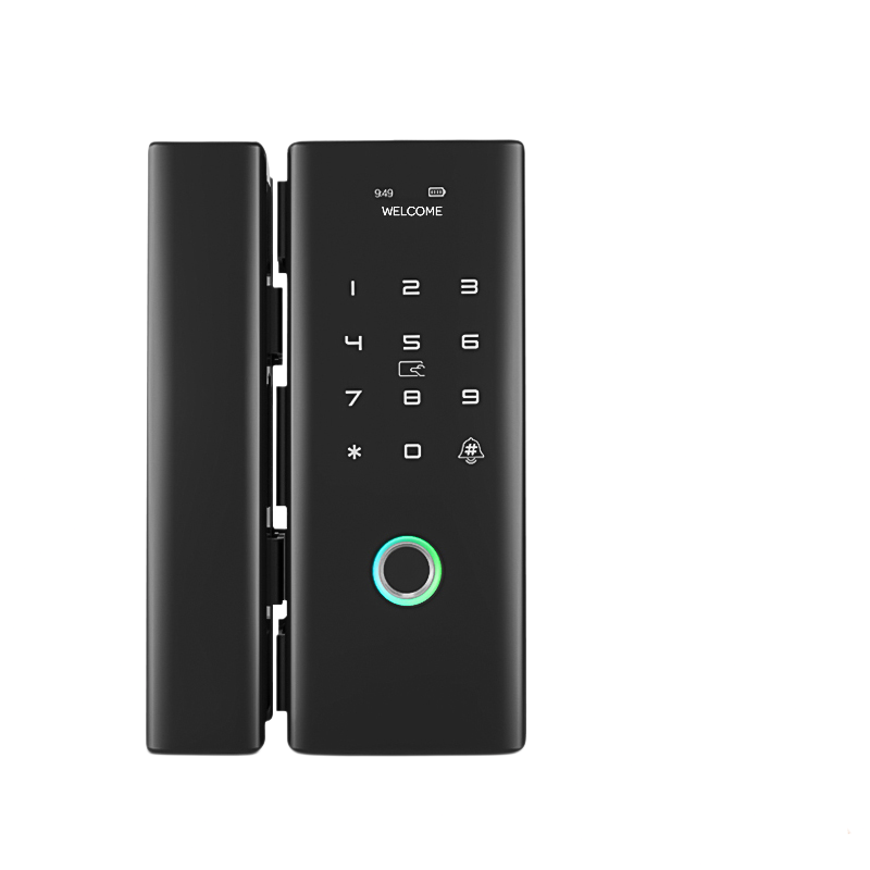 Gopeta, High-Security TTLock Smart Glass Door Lock for Frameless Glass Doors, Fingerprint, App & Passcode