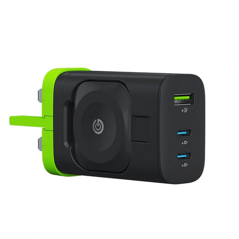 Goui Wall Charger 45W With Apple Watch Charger - Black