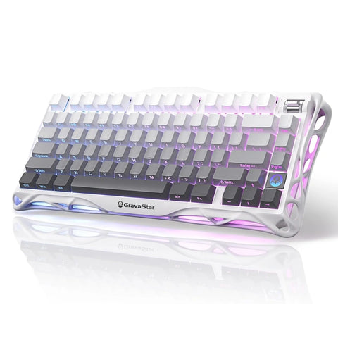 جرافاستار لوحة مفاتيح الألعاب الميكانيكية ميركوري كي 1 اللاسلكية 75%