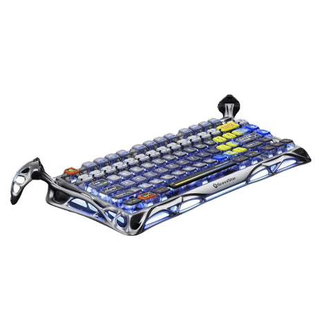 جرافاستار لوحة مفاتيح الألعاب الميكانيكية اللاسلكية ميركوري كي 1 برو 75% - فضي