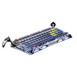 جرافاستار لوحة مفاتيح الألعاب الميكانيكية اللاسلكية ميركوري كي 1 برو 75% - فضي