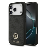 Guess, MagSafe 4G PU Leather Case with Classic & Strass Logo, iPhone 17 Pro