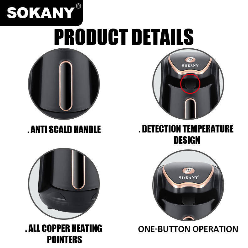 SOKANY Electric Turkish Coffee Maker 600W, 250ml - SK-04008