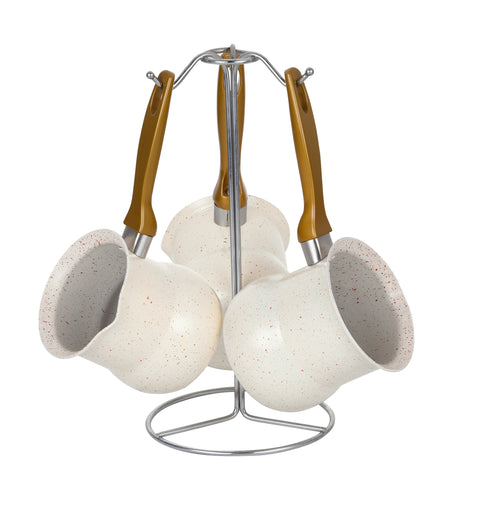 OSFE Granite Cookware Set 23 PCS - White