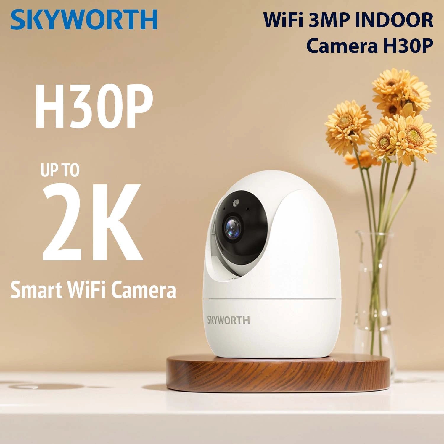 Skyworth WiFi 3MP IN Cam H30P