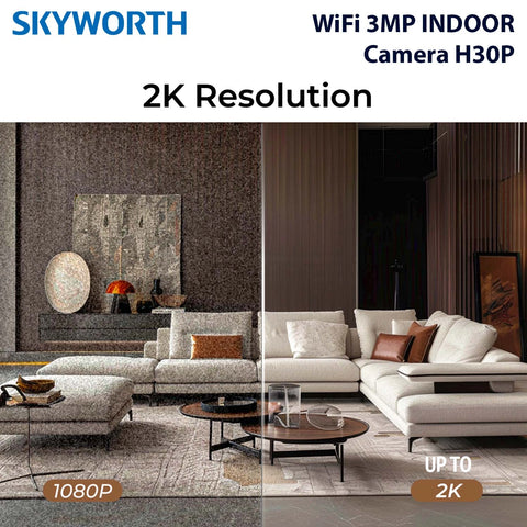 Skyworth WiFi 3MP IN Cam H30P