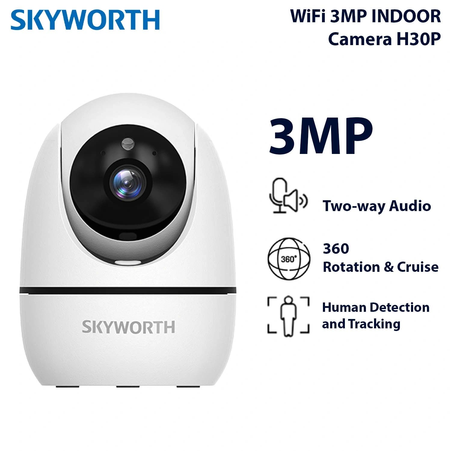 Skyworth WiFi 3MP IN Cam H30P
