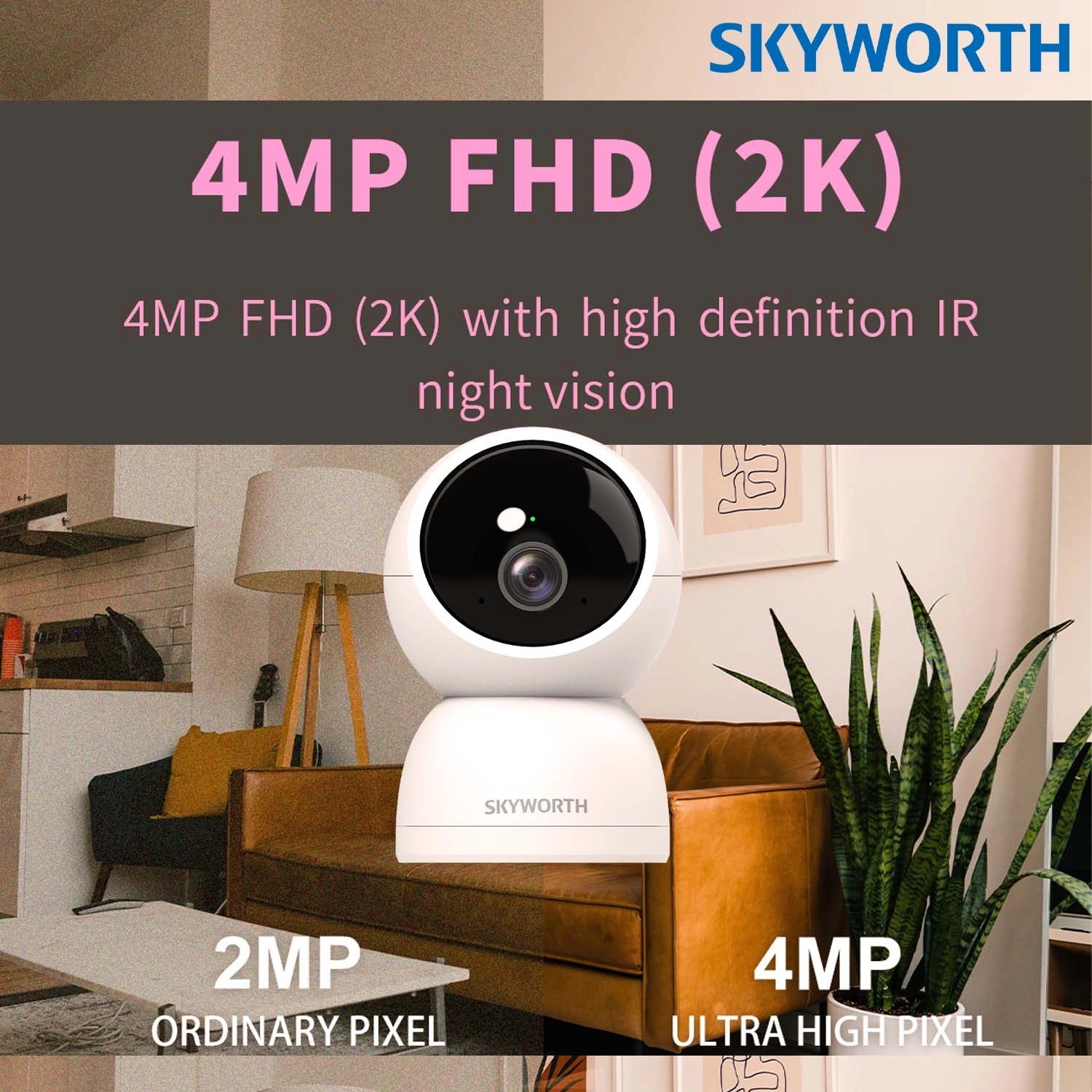 Skyworth 5G WiFi 4MP IN Cam H40 Pro