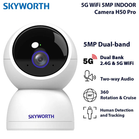 Skyworth 5G WiFi 5MP IN Cam H50 Pro