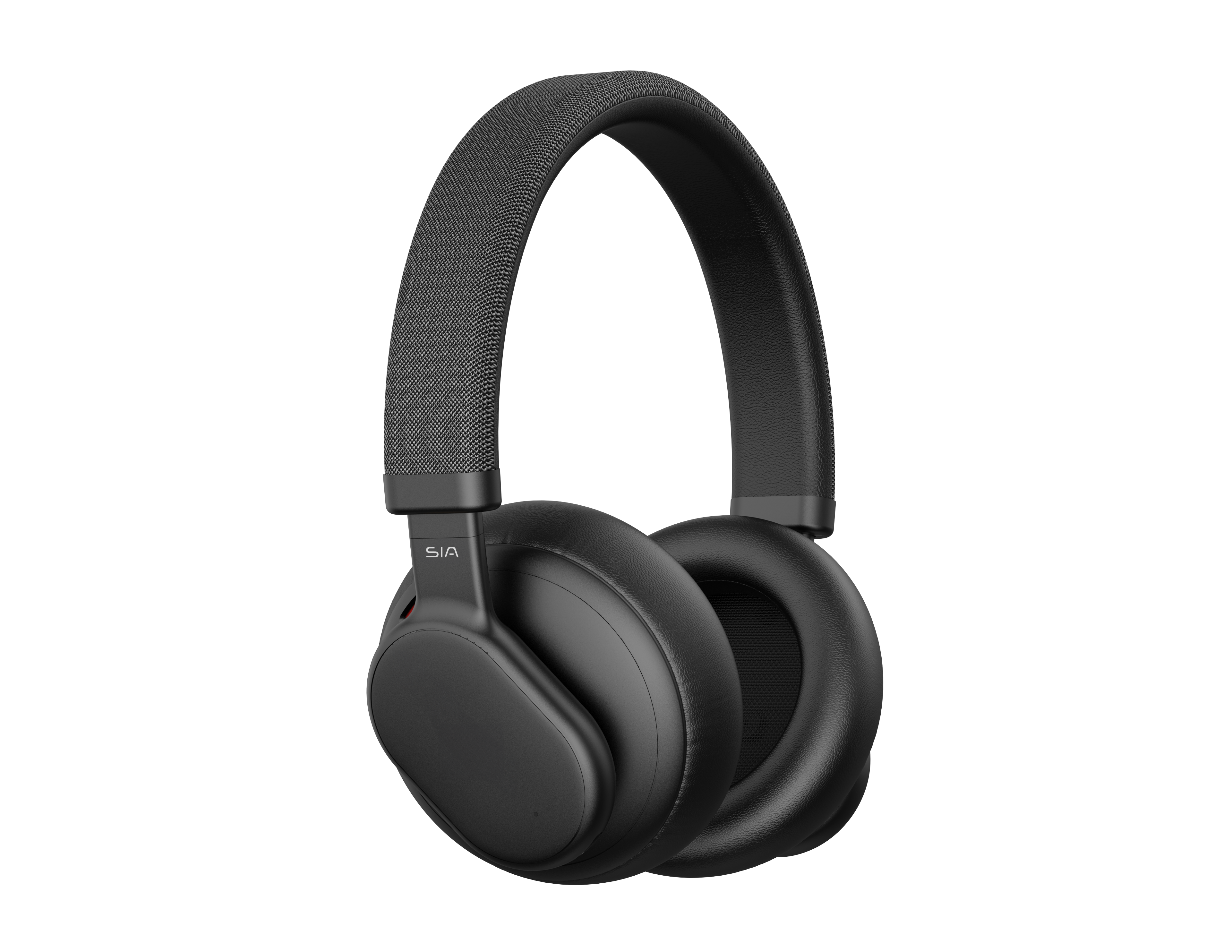 سماعة رأس بلوتوث ANC هجينة من SIA H501BT PRO باللون الأسود 