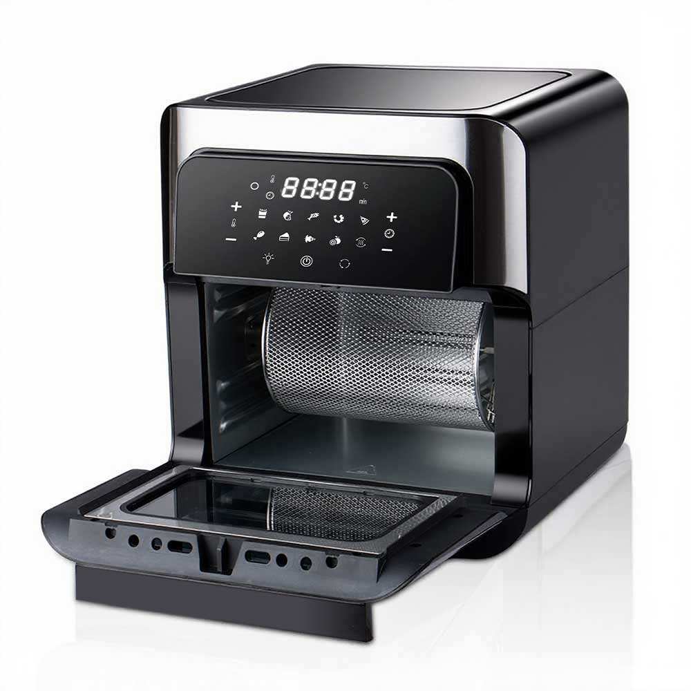 RAF 12L Digital Air Fryer Oven with Rotisserie, 1800W Power, Touchscreen Control & 360° Hot Air Circulation – R.5152