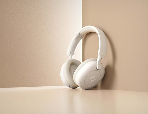 Havit-H655BT Audio series-Bluetooth headphone - Beige