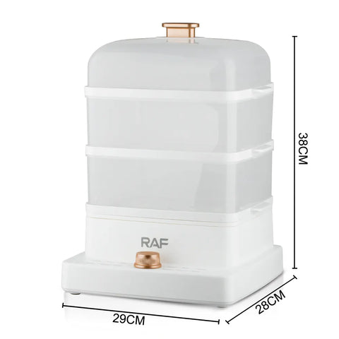 RAF Food Steamer - Rapid Steam Release- 12 L- 1200 W