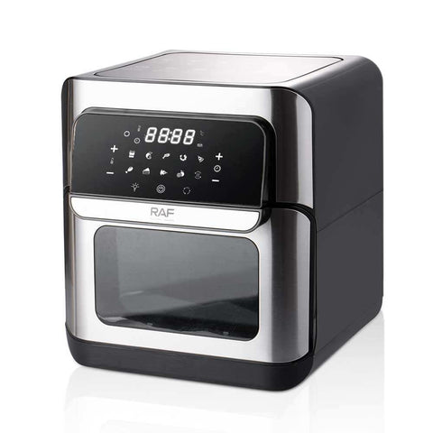 RAF 12L Digital Air Fryer Oven with Rotisserie, 1800W Power, Touchscreen Control & 360° Hot Air Circulation – R.5152