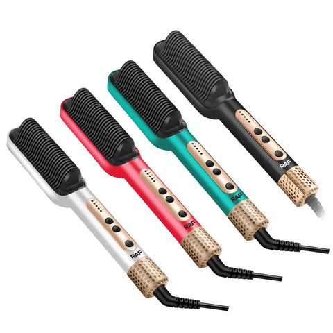 RAF 1000W Professional 4-in-1 Hot Air Brush Hair Styler with Adjustable Temperatures and Ceramic Coating