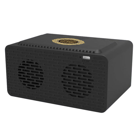 KKF، أذان رقمي، ساعة منبه بسماعة قرآن مع بلوتوث، ذاكرة 8 جيجابايت، راديو FM وشاشة LED