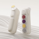 Electric Rechargeable Baby Nail File with LED Light and 5 Grinding Heads