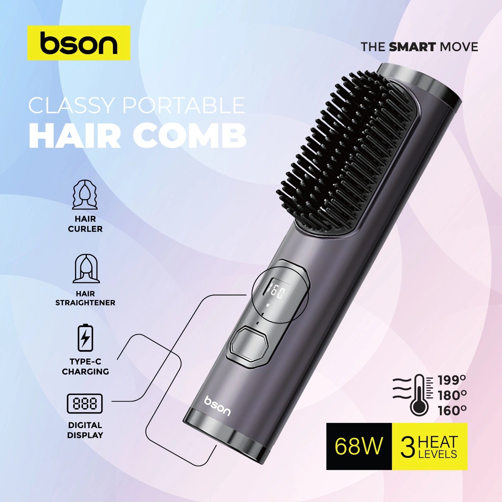 BSON Classy Portable Hair Comb