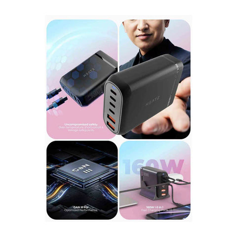 HEATZ Power Adapter 160W Fast Charging