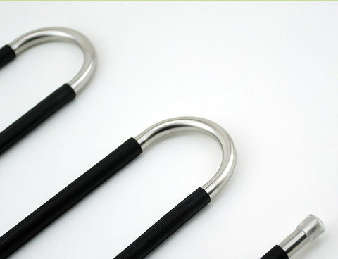 S-Type Trousers Hanger Antislip Black