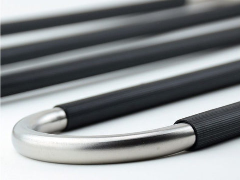 S-Type Trousers Hanger Antislip Black