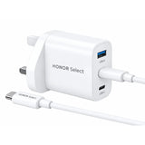HONOR Select Power Adapter (20W GaN) PD With C-C Cable 1M - White
