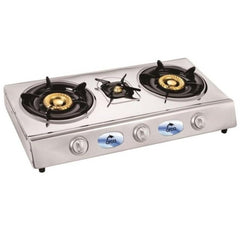 Orca Tabletop 3 Burner Stainless Steel Gas Burner - HT-G-3084