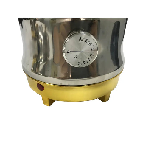 Electric 360° Samovar Tea Maker with Ceramic Pot - 1350 W - Yellow