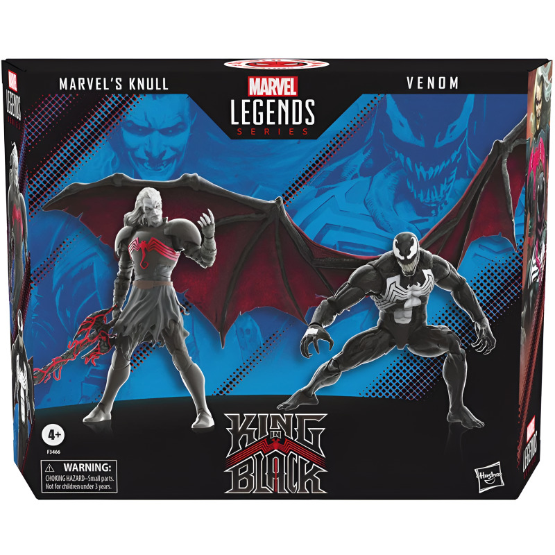 Hasbro F3466, Marvel Legends Series 60th Anniversary, Knull and Venom, 2-Pack