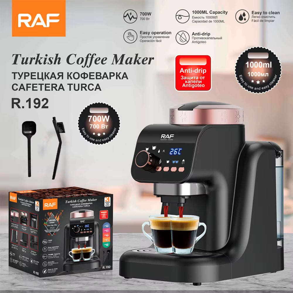 RAF R.192 Automatic Turkish Coffee Maker 1000ml, 700W