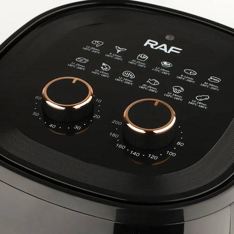 RAF 6 L + 6 L Smart Dual Air Fryer with Mechanical Time - 2800 W