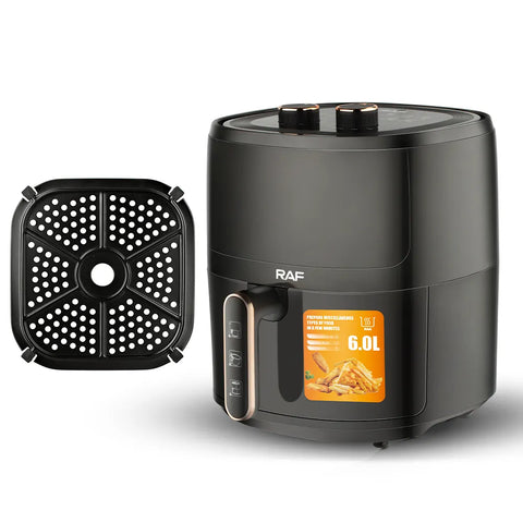 RAF 6 L + 6 L Smart Dual Air Fryer with Mechanical Time - 2800 W