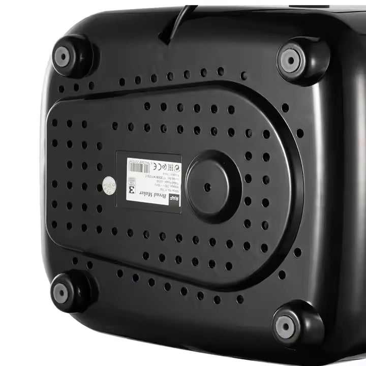 RAF, Smart Bread Maker with LCD Display, Multi Capacity Baking, Non-Stick Pan & Timer Function - 600W