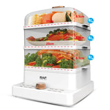 RAF Food Steamer - Rapid Steam Release- 12 L- 1200 W