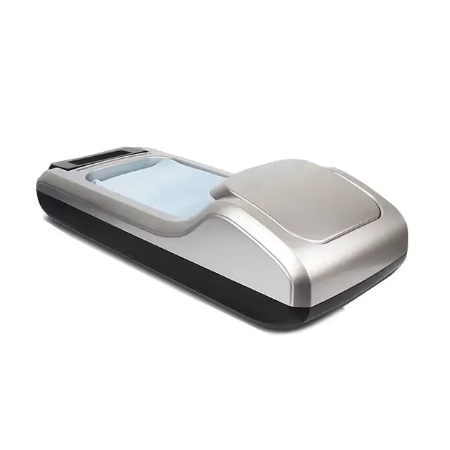 Automatic Mechanical Shoe Cover Dispenser with Foot Pedal Activation and Double Steel Film Cutter
