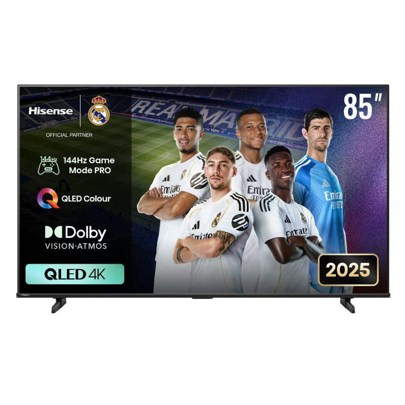 Hisense 85-Inch QLED 4K Smart TV 144Hz with Dolby Vision and Dolby Atmos – Black (85Q71Q)