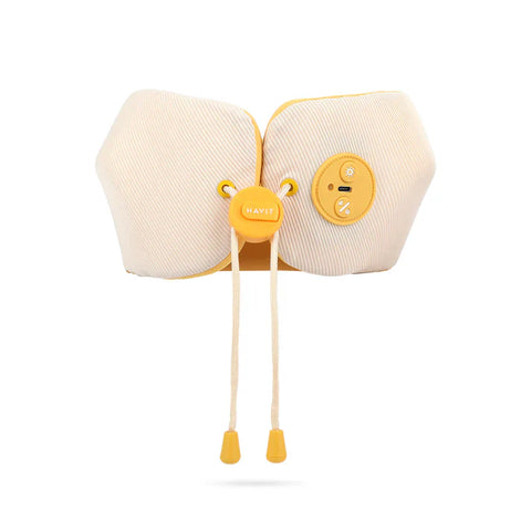 Buy HAVIT-EM1601 Care-Eye Massager With Neck Massager NM1702 - Yellow Online in Be3ah Kuwait