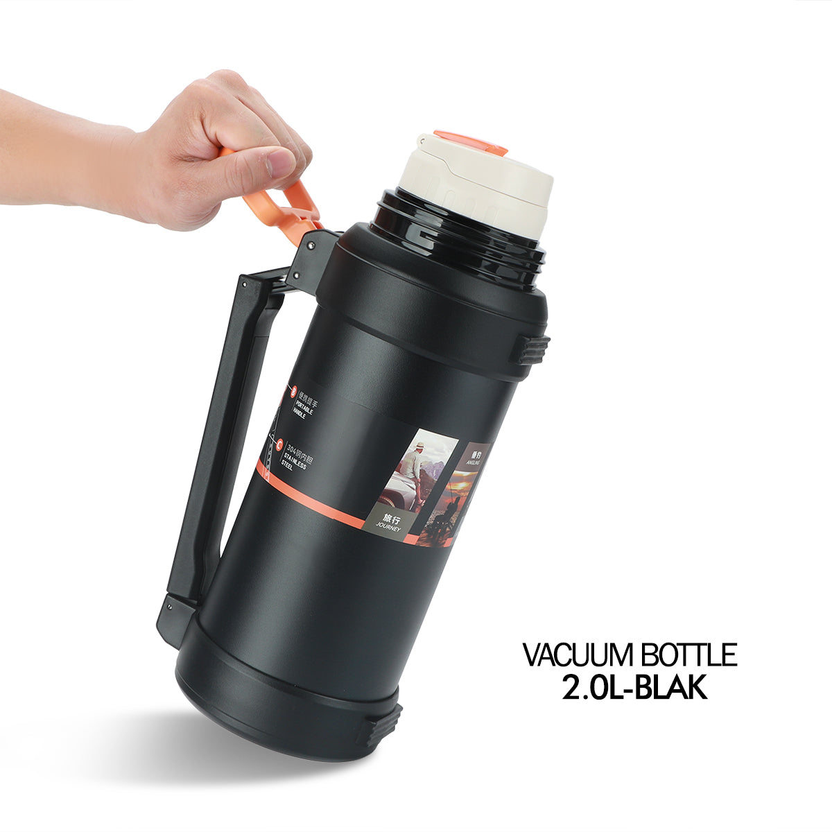 D.kadi -  Vacumm Bottle  2L-black