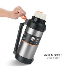 D.kadi  Vacumm Bottle  2L-Gray