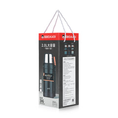 D.kadi  Vacumm Bottle  2L-Gray