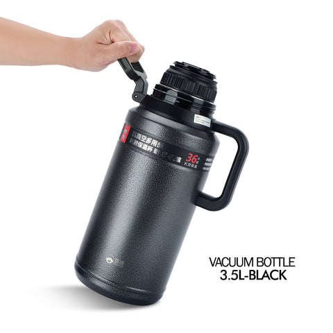 D.kadi vacuum Bottle  3.5L-black