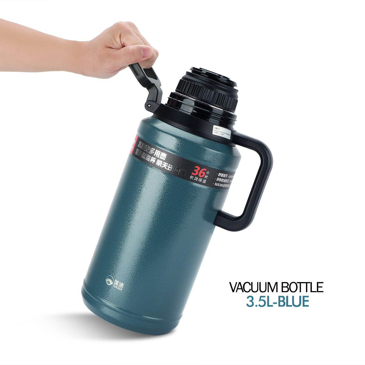 D.kadi -  Vacumm Bottle  3.5L-Blue