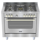 IGNIS Gas Cooker 100x60, 5 Burners, Full Safety, Stainless Steel