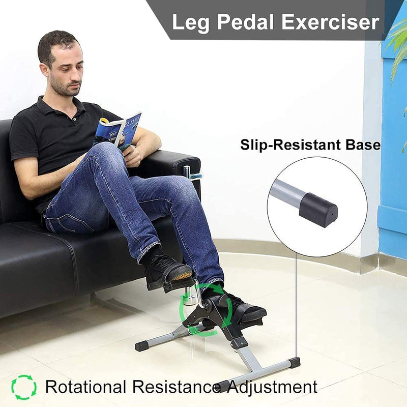 Modern Portable Leg Exercise Bike with Foldable Screen
