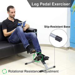Modern Portable Leg Exercise Bike with Foldable Screen